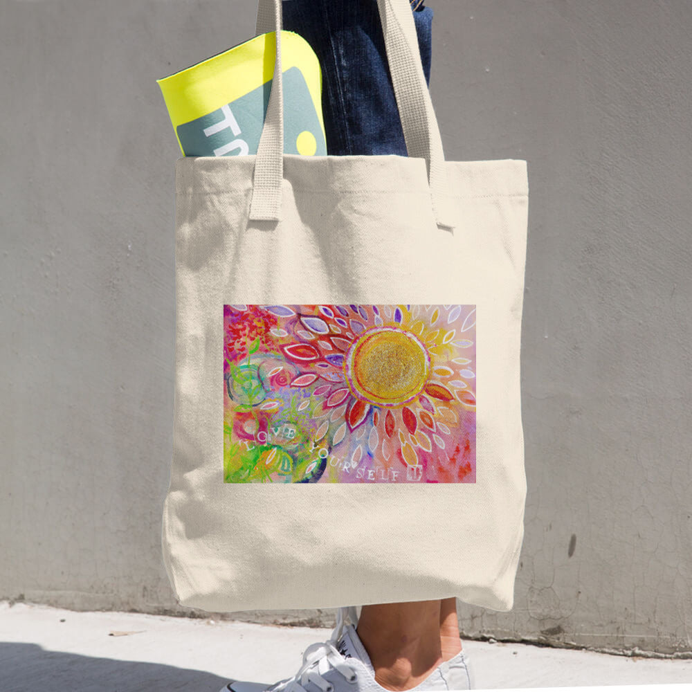 Farmer's Market Bag "love yourself"