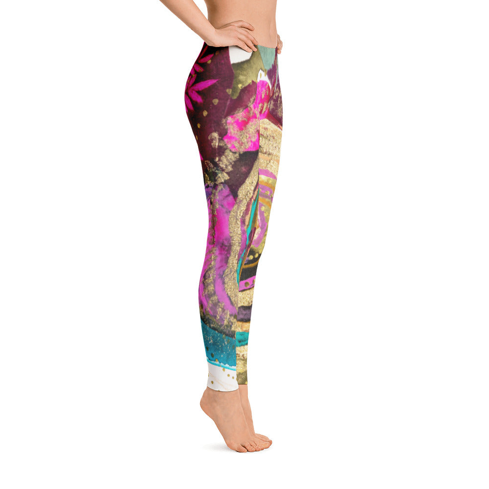 Yoga Pants Rumi "giving thanks for abundance is greater than abundance itself"