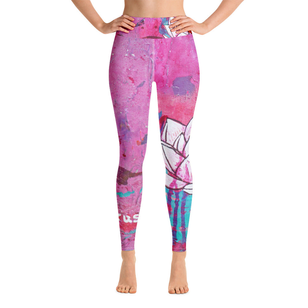 Yoga Pants "love and trust - this is all."