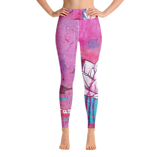 Yoga Pants "love and trust - this is all."