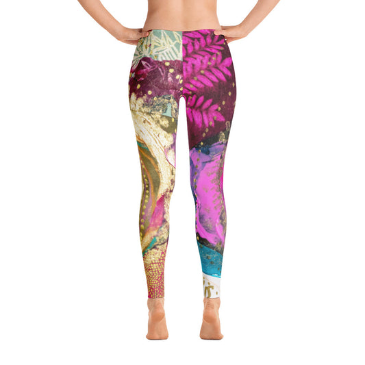 Yoga Pants Rumi "giving thanks for abundance is greater than abundance itself"