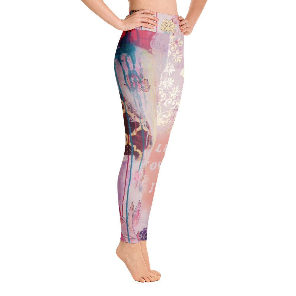 Yoga Pants "lean towards joy"
