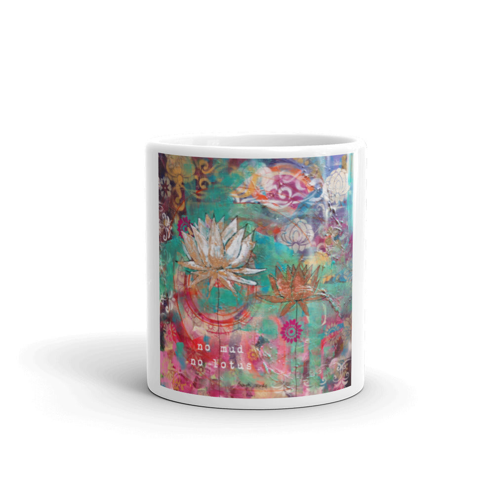 Mug "no mud, no lotus"