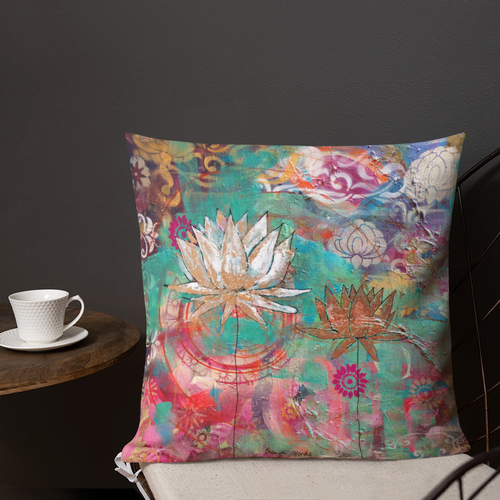 Premium Pillow "talk less, feel more"