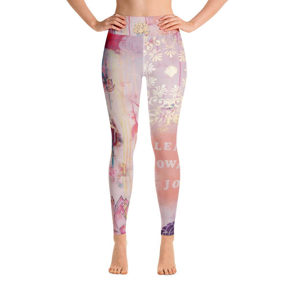 Yoga Pants "lean towards joy"