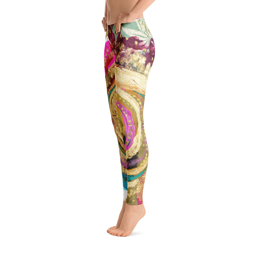 Yoga Pants Rumi "giving thanks for abundance is greater than abundance itself"