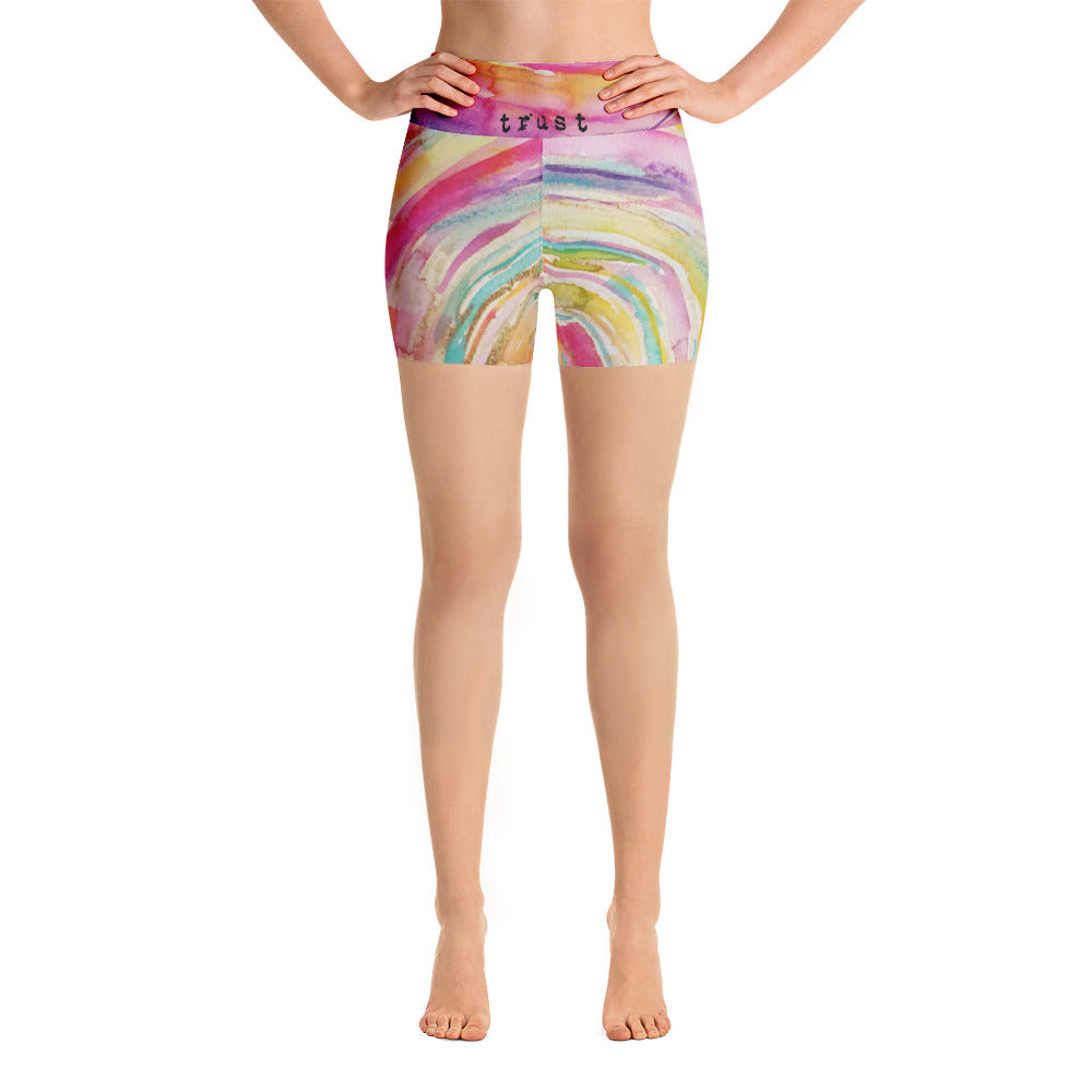 Yoga Shorts "trust"