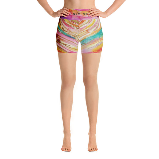 Yoga Shorts "you are enough"