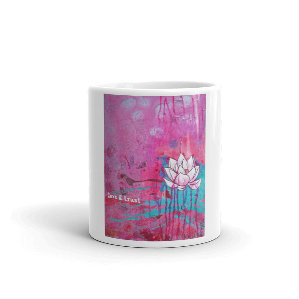 Mug "love & trust - this is all"