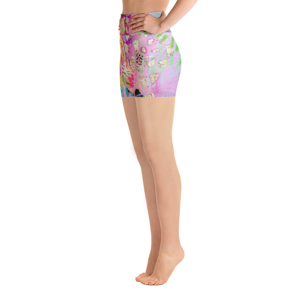 Yoga Shorts "be the goddess you already are"