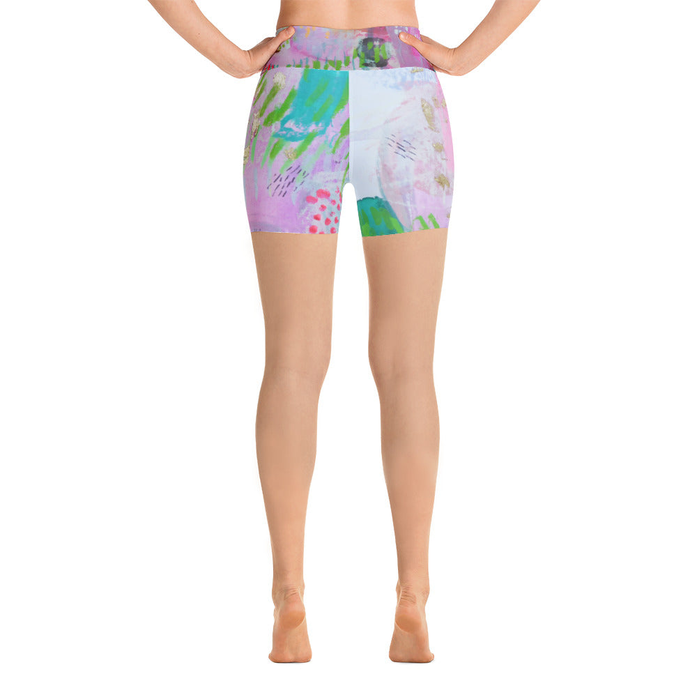 Yoga Shorts "be the goddess you already are"