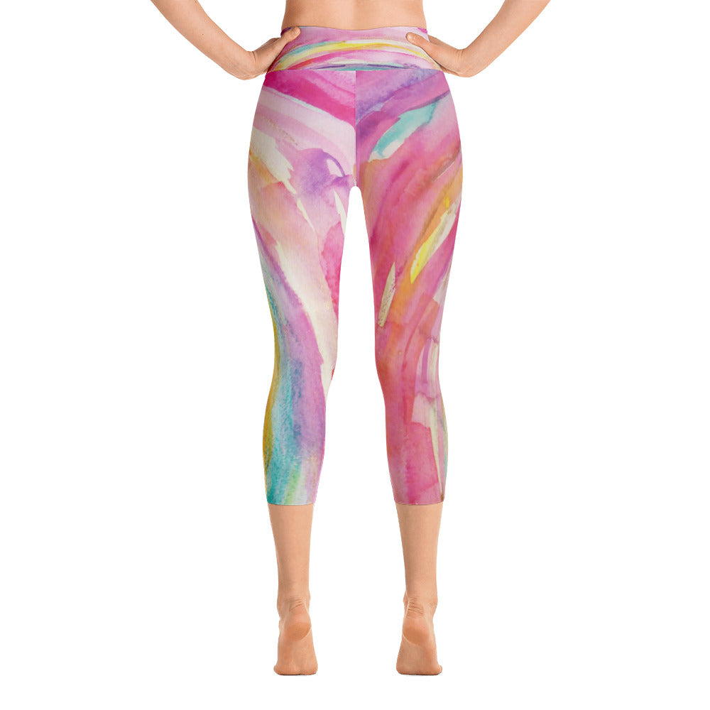 Yoga Capri Pants "trust"