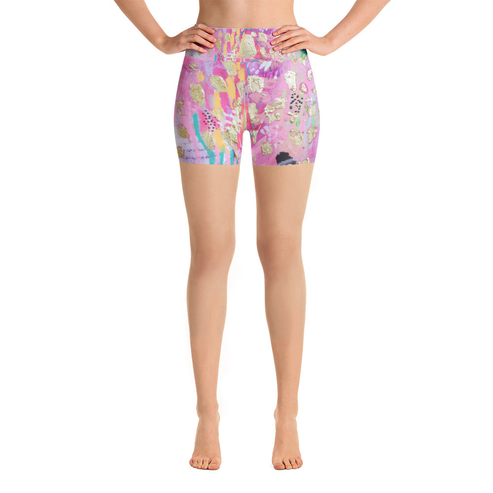 Yoga Shorts "be the goddess you already are"