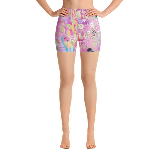 Yoga Shorts "be the goddess you already are"
