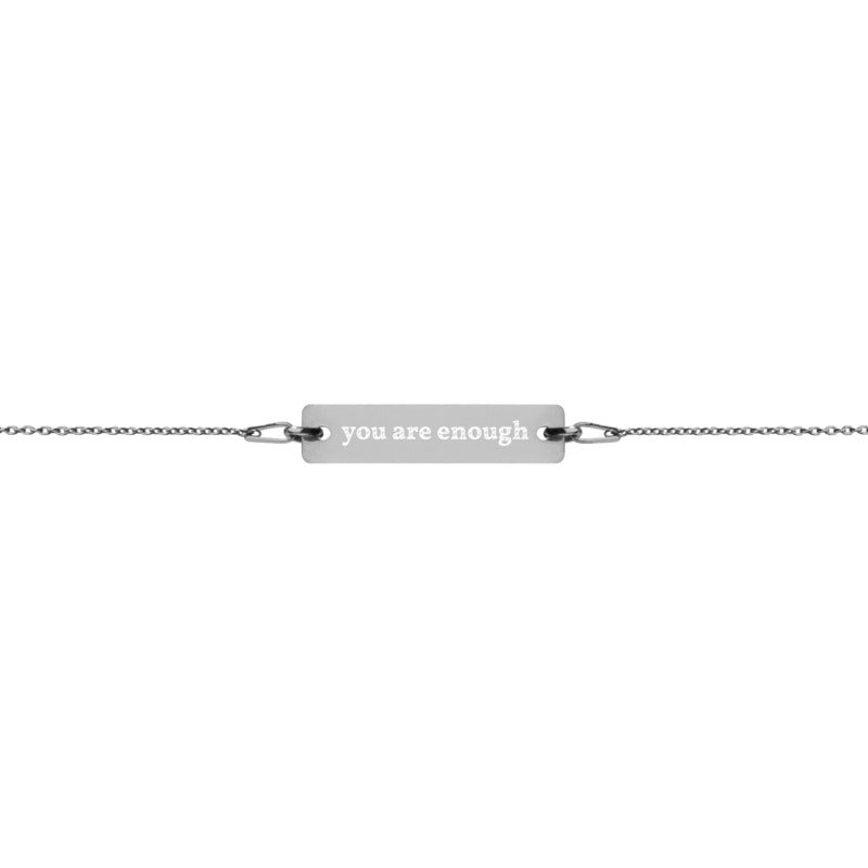 "you are enough" bracelet