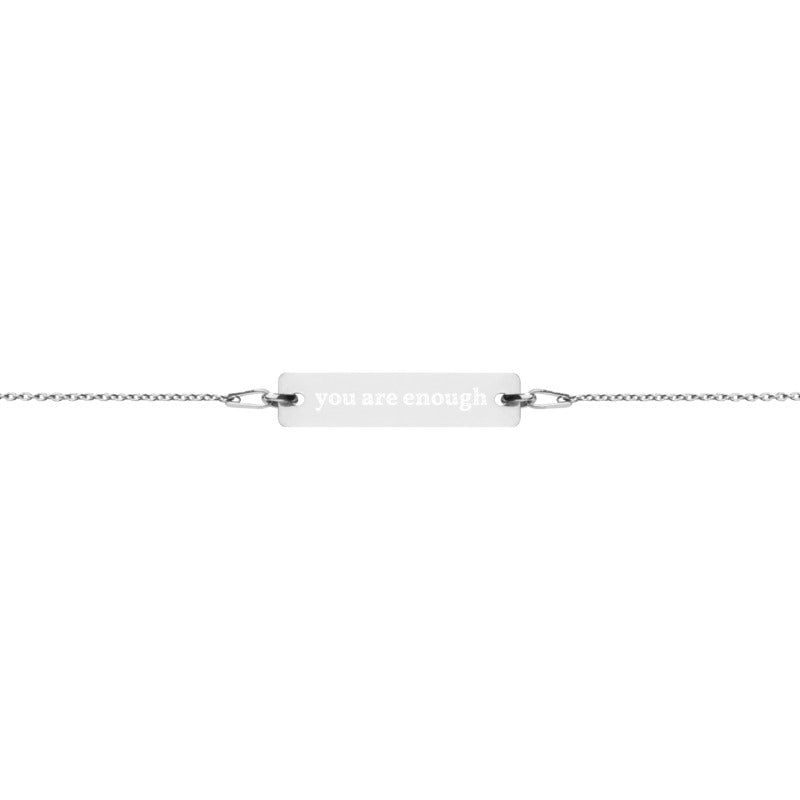 "you are enough" bracelet