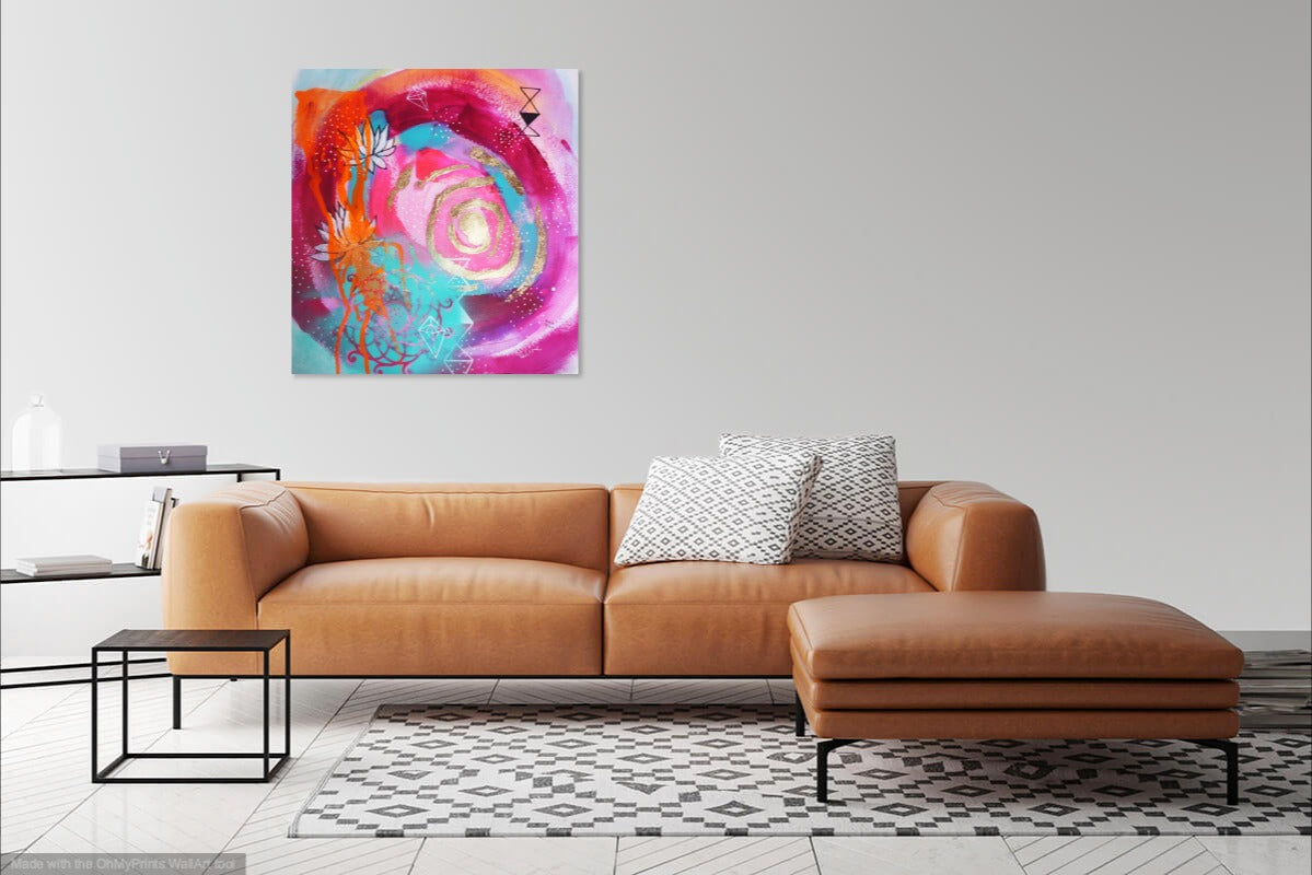 shine like the whole universe is yours