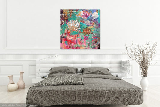 yoga art, yoga gifts, yoga wall art, yoga studio decor
