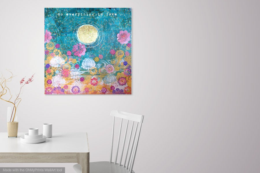 yoga art, yoga gifts, yoga wall art, yoga studio decor