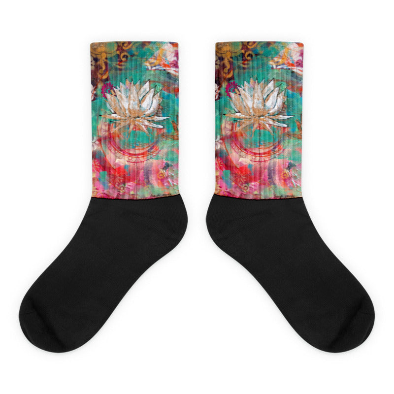 Savasana Socks "talk less, feel more"